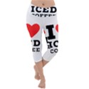 I love iced coffee Lightweight Velour Capri Yoga Leggings View1