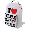 I love iced coffee Flap Pocket Backpack (Small) View1