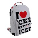 I love iced coffee Flap Pocket Backpack (Small) View2