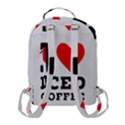 I love iced coffee Flap Pocket Backpack (Small) View3