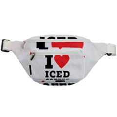 I Love Iced Coffee Fanny Pack by ilovewhateva