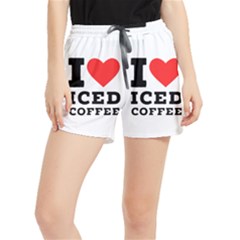 I Love Iced Coffee Women s Runner Shorts by ilovewhateva