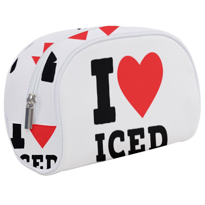 I love iced coffee Make Up Case (Medium)