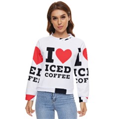 I Love Iced Coffee Women s Long Sleeve Raglan Tee