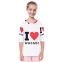 I love wasabi Kids  Quarter Sleeve Raglan Tee View1