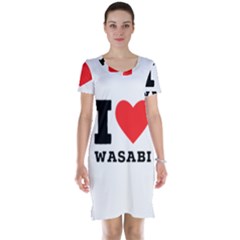 I Love Wasabi Short Sleeve Nightdress by ilovewhateva