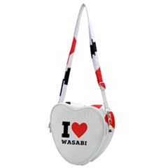 I Love Wasabi Heart Shoulder Bag by ilovewhateva