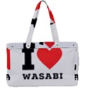 I love wasabi Canvas Work Bag View1