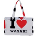 I love wasabi Canvas Work Bag View2