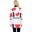 I love wasabi Button Up Hooded Coat  View2