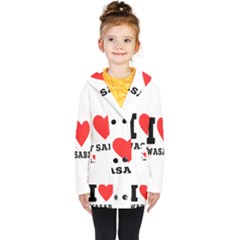 I Love Wasabi Kids  Double Breasted Button Coat by ilovewhateva