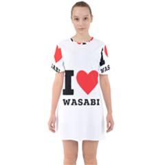 I Love Wasabi Sixties Short Sleeve Mini Dress by ilovewhateva