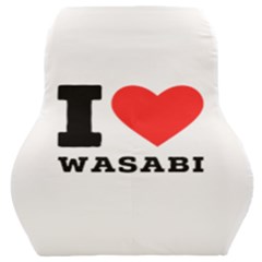 I Love Wasabi Car Seat Back Cushion  by ilovewhateva