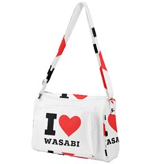 I Love Wasabi Front Pocket Crossbody Bag by ilovewhateva