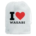 I love wasabi Drawstring Pouch (3XL) View1