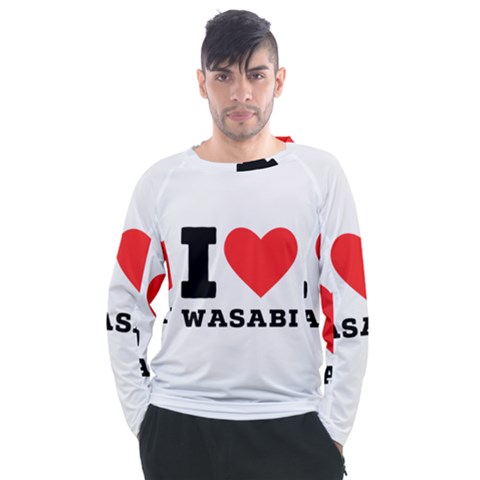 I Love Wasabi Men s Long Sleeve Raglan Tee by ilovewhateva