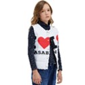 I love wasabi Kid s Short Button Up Puffer Vest	 View2