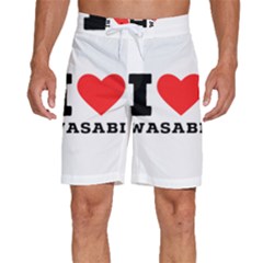 I Love Wasabi Men s Beach Shorts by ilovewhateva