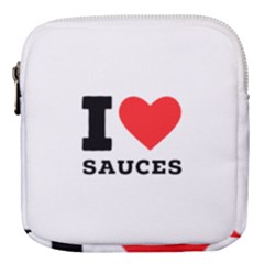 I Love Sauces Mini Square Pouch by ilovewhateva