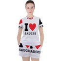 I love sauces Women s Tee and Shorts Set View1