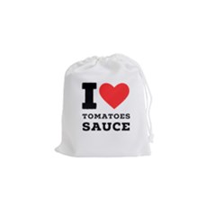 I Love Tomatoes Sauce Drawstring Pouch (small) by ilovewhateva