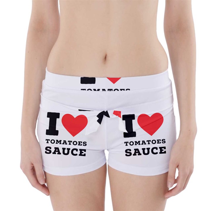 I love tomatoes sauce Boyleg Bikini Wrap Bottoms