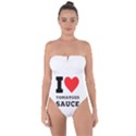 I love tomatoes sauce Tie Back One Piece Swimsuit View1