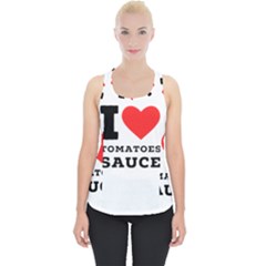 I Love Tomatoes Sauce Piece Up Tank Top by ilovewhateva