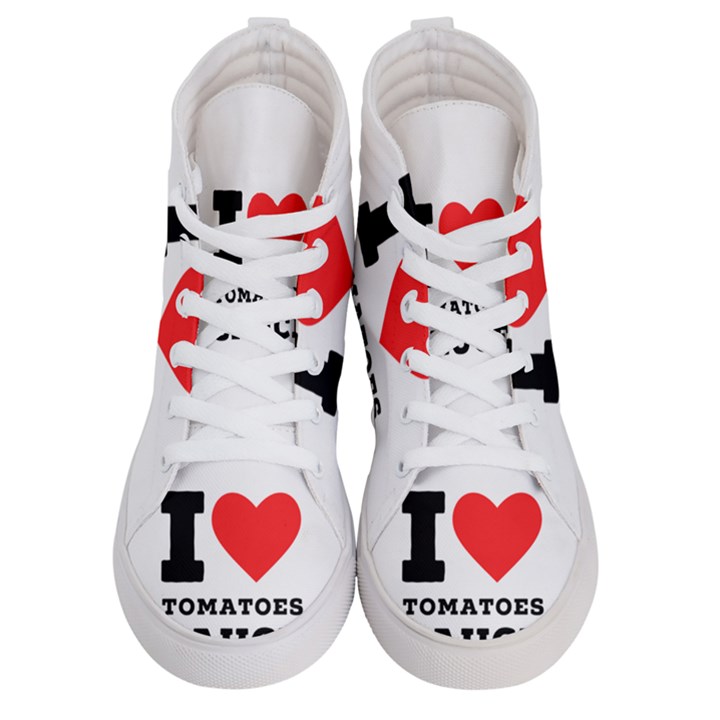 I love tomatoes sauce Men s Hi-Top Skate Sneakers