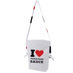 I Love Tomatoes Sauce Folding Shoulder Bag by ilovewhateva