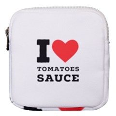 I Love Tomatoes Sauce Mini Square Pouch by ilovewhateva