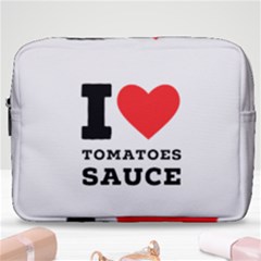 I Love Tomatoes Sauce Make Up Pouch (large) by ilovewhateva