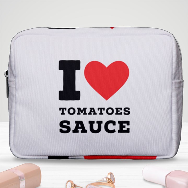 I love tomatoes sauce Make Up Pouch (Large)