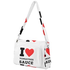 I Love Tomatoes Sauce Front Pocket Crossbody Bag by ilovewhateva