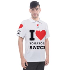 I Love Tomatoes Sauce Men s Polo Tee by ilovewhateva