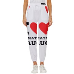 I Love Tomatoes Sauce Women s Cropped Drawstring Pants by ilovewhateva