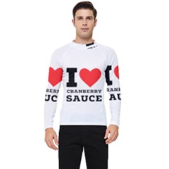 I Love Cranberry Sauce Men s Long Sleeve Rash Guard