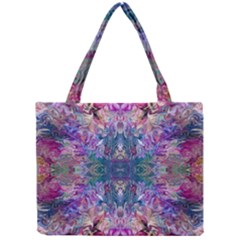 Roses Liquify Mini Tote Bag by kaleidomarblingart