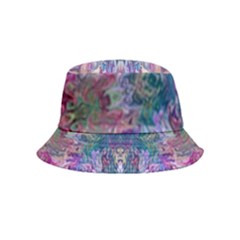 Roses Liquify Bucket Hat (kids) by kaleidomarblingart