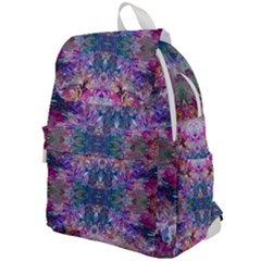 Roses Liquify Top Flap Backpack by kaleidomarblingart