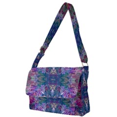 Roses Liquify Full Print Messenger Bag (s)