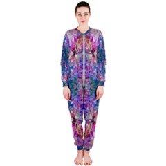 Roses Liquify Onepiece Jumpsuit (ladies) by kaleidomarblingart