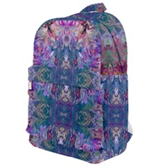 Roses Liquify Classic Backpack by kaleidomarblingart