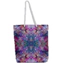 Roses Liquify Full Print Rope Handle Tote (Large) View2