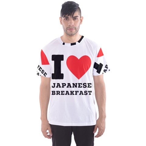 I Love Japanese Breakfast  Men s Sport Mesh Tee by ilovewhateva