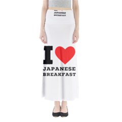 I Love Japanese Breakfast  Full Length Maxi Skirt by ilovewhateva