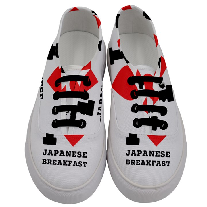 I love Japanese breakfast  Men s Classic Low Top Sneakers