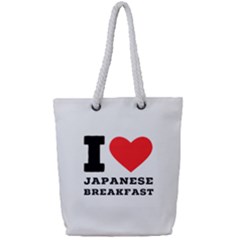 I Love Japanese Breakfast  Full Print Rope Handle Tote (small) by ilovewhateva