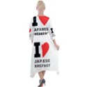 I love Japanese breakfast  Quarter Sleeve Wrap Front Maxi Dress View2