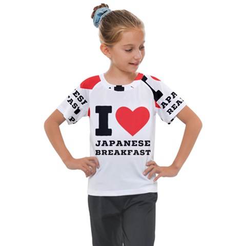 I Love Japanese Breakfast  Kids  Mesh Piece Tee by ilovewhateva